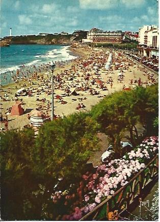 POSTAL A4724: Hotel du Palais en Biarritz