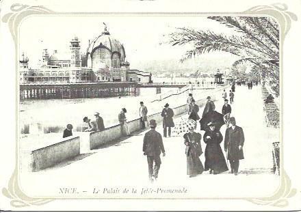 POSTAL A4782: Palais de la Jetee en Niza