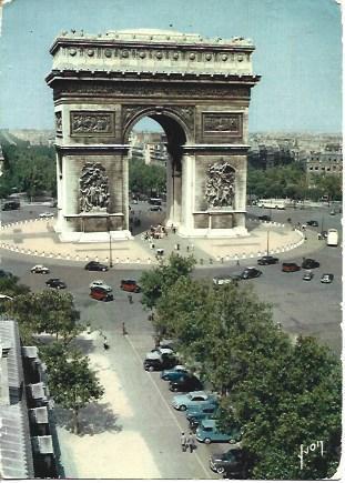 POSTAL A4787: Paris. Arco del Triunfo