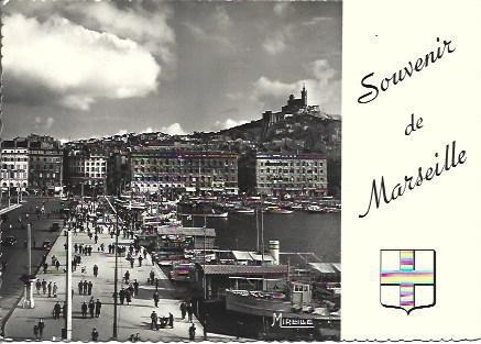 POSTAL A4772: Souvenir de Marsella