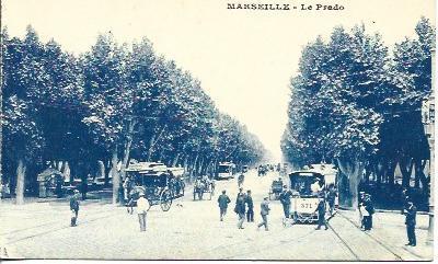 POSTAL A4651: Le Prado en Marsella