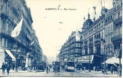 POSTAL A4659: Rue Noailles de Marsella