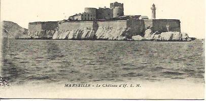 POSTAL A4628: Castillo de If en Marsella