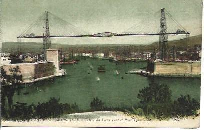 POSTAL A4630: Puente del puerto de Marsella