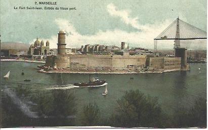 POSTAL A4634: Fuerte del Puerto de Marsella