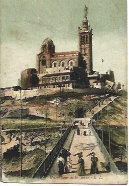 POSTAL A4637: Notre Dame de la Garde en Marsella