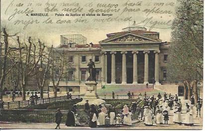 POSTAL A4643: Palacio de Justicia de Marsella