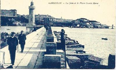 POSTAL A4636: Faro de Marsella