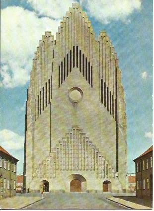 POSTAL A4695: Iglesia en Copenhague