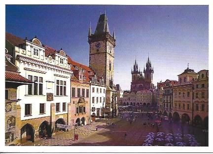 POSTAL A4688: Staromestske Namesti en Praga