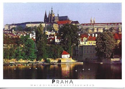 POSTAL A4676: Mala Strana A Prazsky Hrad en Praga