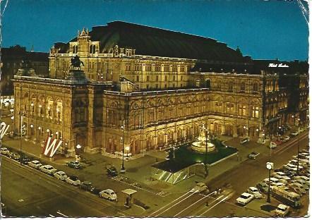 POSTAL A4668: Opera de Viena, Austria