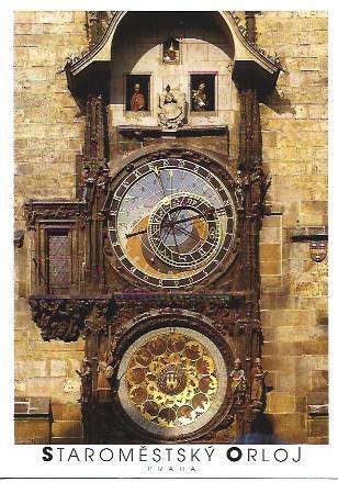 POSTAL A4680: Staromestky Orloj en Praga
