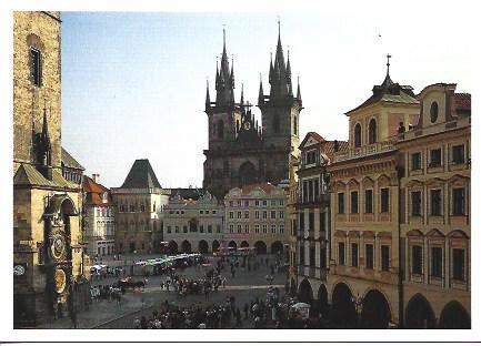 POSTAL A4681: Staromestske Namesti en Praga