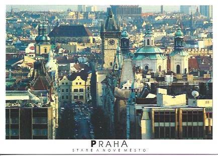POSTAL A4683: Stare a Nove Mesto en Praga