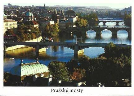 POSTAL A4684: Puentes en Praga