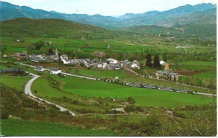 POSTAL A4205: Vista general de Das en La Cerdanya