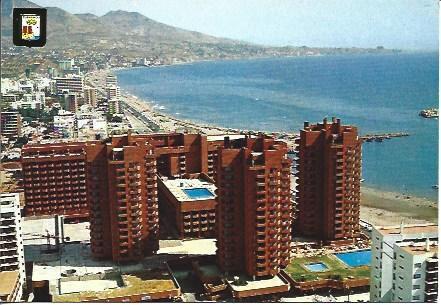 POSTAL A4267: Las Palmeras en Fuengirola, vista aerea