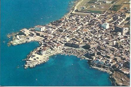 POSTAL A4259: L'Escala. Vista aerea parcial