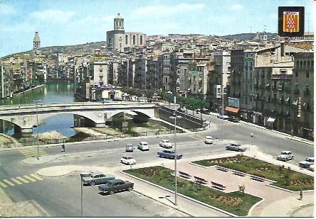 POSTAL A4280: Vista parcial de Girona