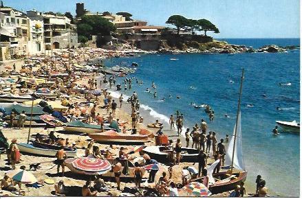 POSTAL A4139: Playa de Calella de Palafrugell