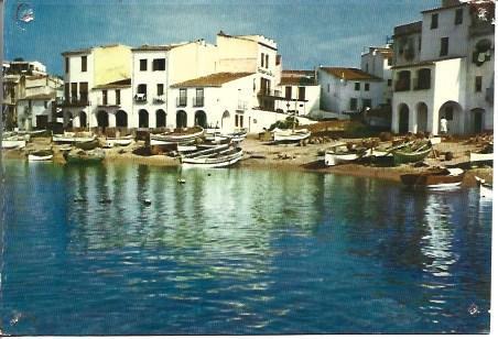 POSTAL A4140: Barcas en Calella de Palafrugell