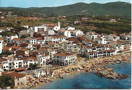 POSTAL A4141: Vista aerea de Calella de Palafrugell