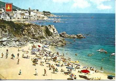 POSTAL A4143: Vista parcial de la playa de Calella de Palafrugell