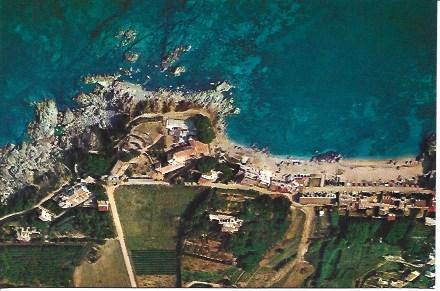 POSTAL A4145: Calella de Palafrugell desde el aire