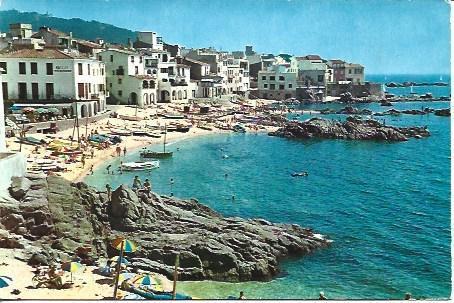 POSTAL A4146: Calella de Palafrugell. Playa