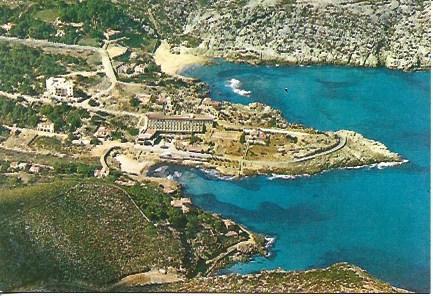 POSTAL A4122: Cala San Vicente en Mallorca, vista aerea