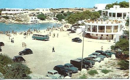 POSTAL A4121: Cala Santrandia en Menorca