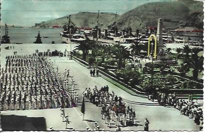 POSTAL A4185: Detalle del Puerto de Cartagena
