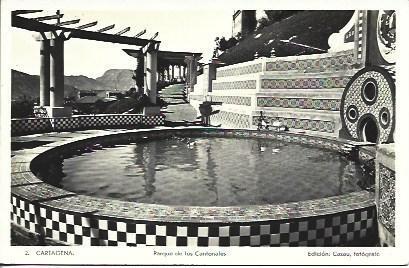 POSTAL A4187: Parque de los Cantonales en Cartagena