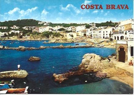 POSTAL A4155: Rincon en la playa de Calella de Palafrugell