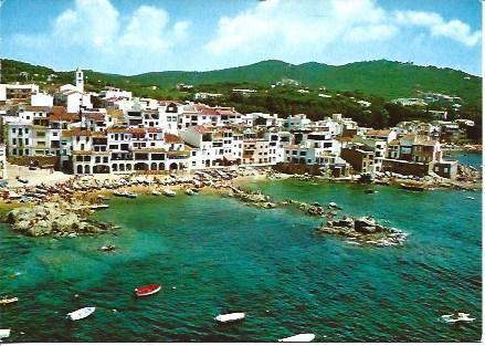 POSTAL A4156: Vista parcial aerea de Calella de Palafrugell
