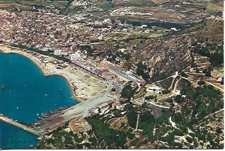 POSTAL A4157: Vista aerea de Blanes