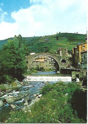 POSTAL A4158: Camprodon. Puente Romanico