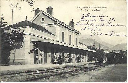 POSTAL A4406: Estacion de La Drome 