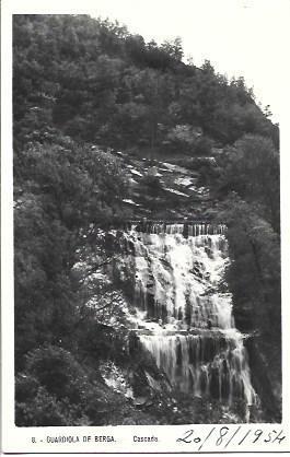 POSTAL A4371: Cascada en Guardiola de Berga