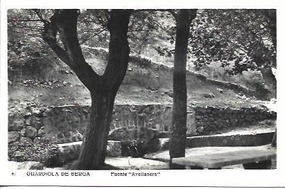 POSTAL A4375: Puente Avellanera en Guardiola de Berga