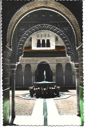 POSTAL A4385: Patio de los Leones en la Alhambra
