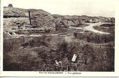 POSTAL A4410: Fuerte de Douaumont, Francia