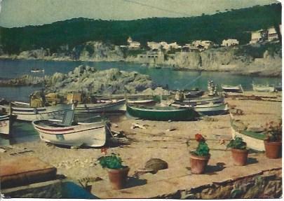 POSTAL A4436: Barcas en Calella de Palafrugell