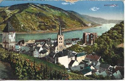 POSTAL A4438: Bacharach, Alemania