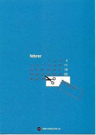 POSTAL A4423: Febrer 2001, por Joan Garcia