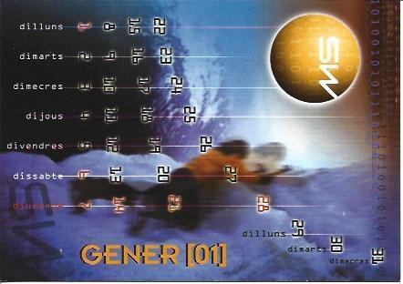 POSTAL A4422: Gener 2001, por Juanjo Valeros Mena