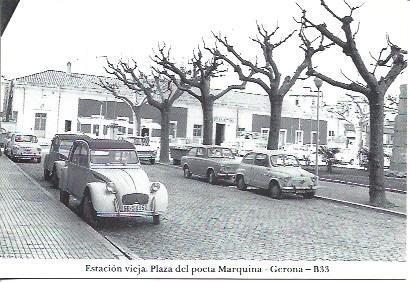 POSTAL A4294: Plaza del poeta Marquina en Girona