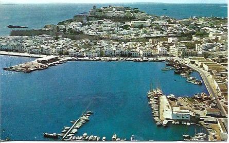 POSTAL A4357: Vista en avion de Ibiza