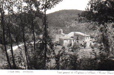 POSTAL PV06644: Hostal Recer, Esglesia i Abadia en Riells del Montseny